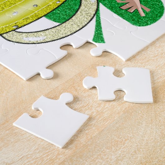 St. Patrick's Day Jigzaag Puzzle Legpuzzel (Zijkant)