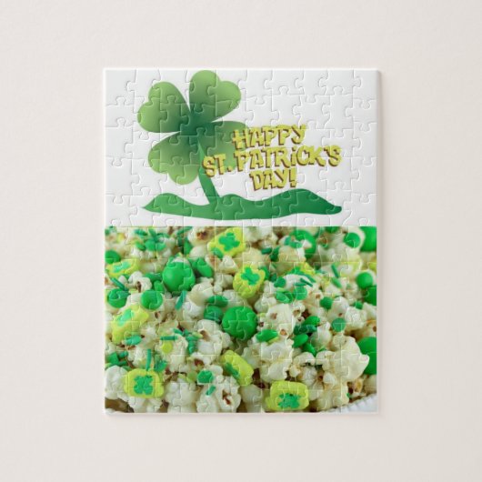 St. Patrick's Day Jigzaag Puzzle Legpuzzel (Verticaal)