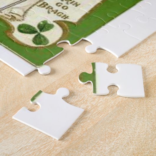 St. Patrick's Day Jigzaag Puzzle Legpuzzel (Zijkant)