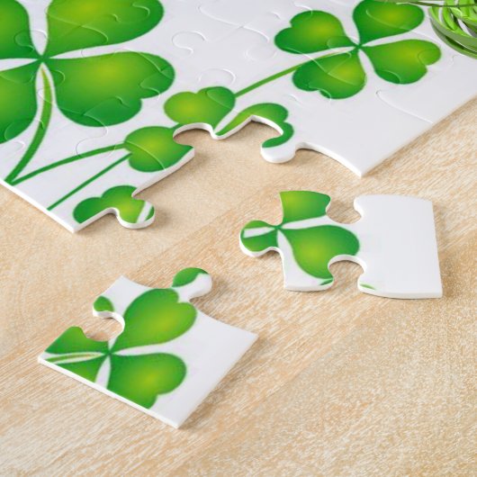 St. Patrick's Day Jigzaag Puzzle Legpuzzel (Zijkant)