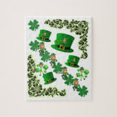 St. Patrick's Day Jigzaag Puzzle Legpuzzel (Verticaal)