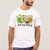 St. Patrick's Day juicht unisex T-shirt toe (Voorkant)