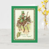  St. Patrick's Day Kaart (Gele Bloem)