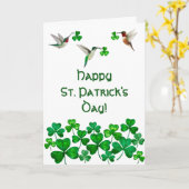 St. Patrick's Day Kaart (Gele Bloem)