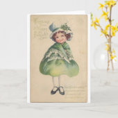 St. Patrick's Day Kaart (Gele Bloem)