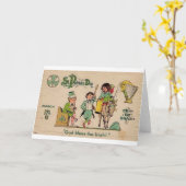 St. Patrick's Day Kaart (Gele Bloem)