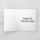 St. Patrick's Day Kaart (Binnen)