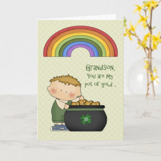 St. Patrick's Day Kaart (Gele Bloem)