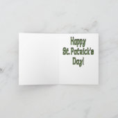 St. Patrick's Day Kaart (Binnen)