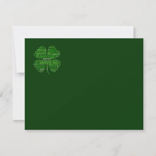 St. Patrick's Day Kaart (Voorkant)