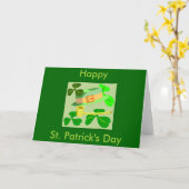 St. Patrick's Day Kaart (Gele Bloem)