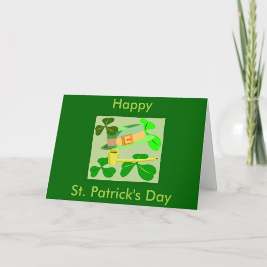 St. Patrick's Day Kaart (Voorkant)