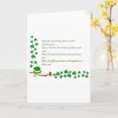 st Patrick's day, Kaart (Gele Bloem)