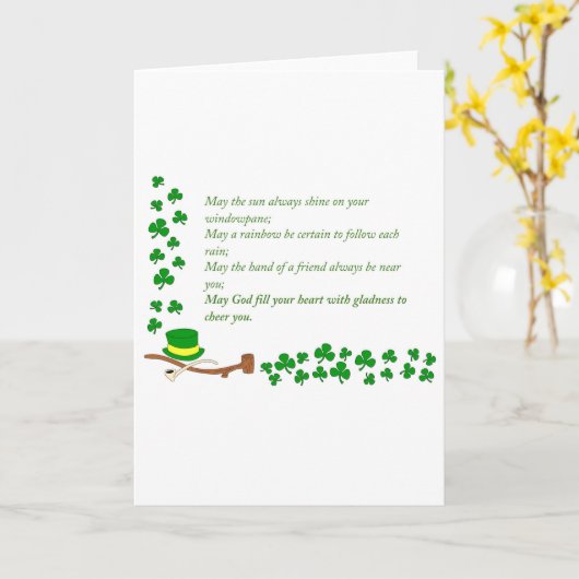 st Patrick's day, Kaart (Gele Bloem)