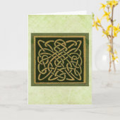 St Patricks Day Kaart (Gele Bloem)