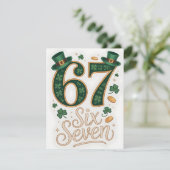 St. Patrick's Day Kaart 67 Meme Kinderen (Staand voorkant)