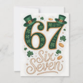 St. Patrick's Day Kaart 67 Meme Kinderen (Voorkant)