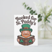 St. Patrick's Day Kaart Boek Liefhebber (Staand voorkant)