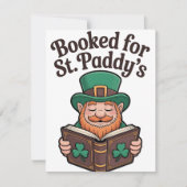 St. Patrick's Day Kaart Boek Liefhebber (Voorkant)