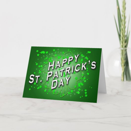 St. Patricks Day Kaart door John David Henkel (Voorkant)