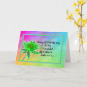 St. Patrick's Day Kaart for Brother & Sister in La (Gele Bloem)