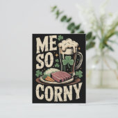 St. Patrick's Day Kaart Ierse Diner Humor (Staand voorkant)
