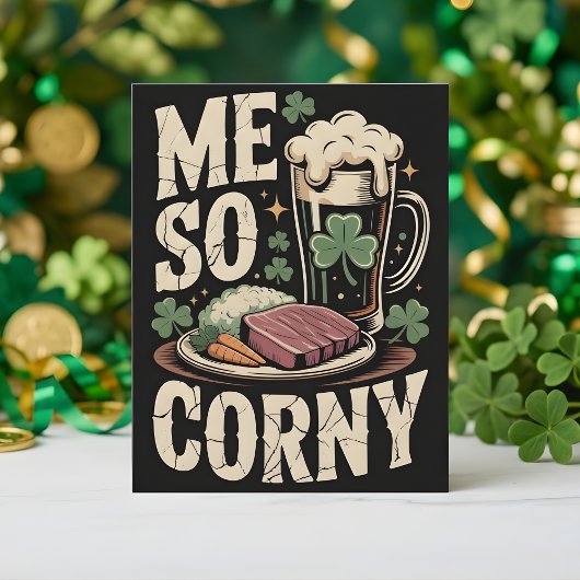 St. Patrick's Day Kaart Ierse Diner Humor
