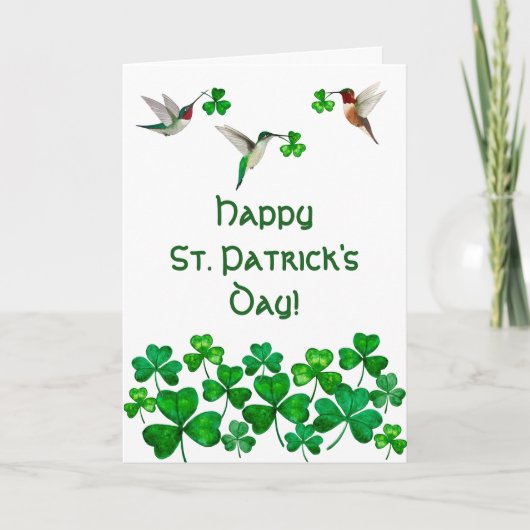 St. Patrick's Day-kaart Kaart (Voorkant)