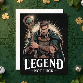St. Patrick's Day Kaart Keltische Legende