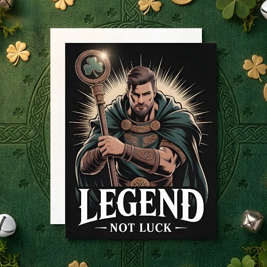 St. Patrick's Day Kaart Keltische Legende