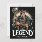 St. Patrick's Day Kaart Keltische Legende (Voorkant)