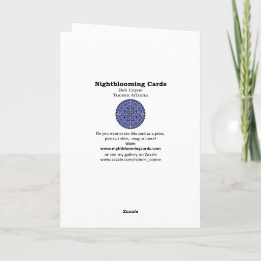 St Patrick's Day Kaart met Ierse zegen op groen (Achterkant)