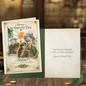 St. Patrick's Day kaart | Oude Ierse pub Sláinte