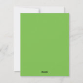 St. Patrick's Day Kaart Schattige Leprechaun (Achterkant)
