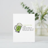 St. Patrick's Day kaart voor bierliefhebbers (Staand voorkant)