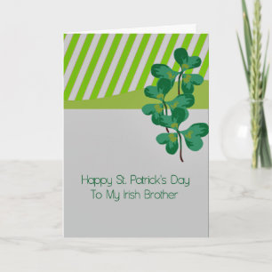 St. Patrick's Day Kaart voor Brother
