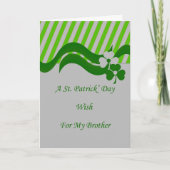 St. Patrick's Day Kaart voor Brother (Voorkant)