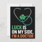 St. Patrick's Day kaart voor dokter (Voorkant)