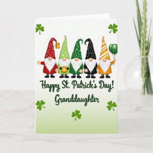 St. Patrick's Day kaart voor kleindochter