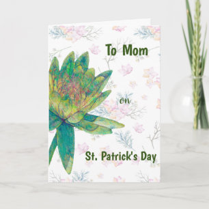 St. Patrick's Day Kaart voor mam