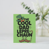 St. Patrick's Day kaart voor papa grappig (Staand voorkant)