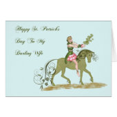 St. Patrick's Day Kaart voor vrouw (Voorkant Horizontaal)