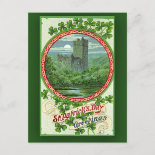 St. Patrick's Day Kaarten met Irish Castle