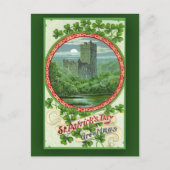 St. Patrick's Day Kaarten met Irish Castle (Voorkant)
