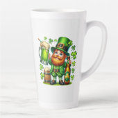St. Patrick's Day Kabouter Bier Design-65218 Latte Mok (Rechts)
