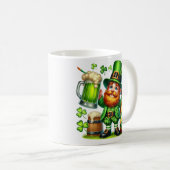 St. Patrick's Day Kabouter Bier Ontwerp-65218 Koffiemok (Voorkant rechts)