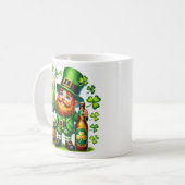 St. Patrick's Day Kabouter Bier Ontwerp-65218 Koffiemok (Voorkant links)