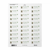 St. Patrick's Day Kabouter Etiket (Full Sheet)