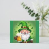 St. Patrick's day kabouter Feestdagenkaart (Staand voorkant)
