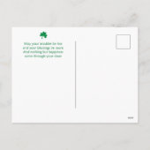 St. Patrick's day kabouter Feestdagenkaart (Achterkant)